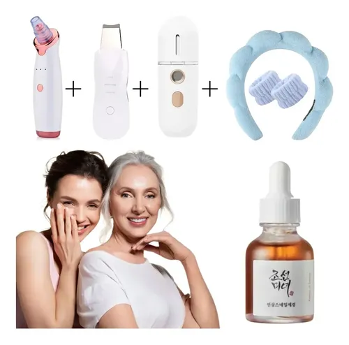 Kit Espátula Dia Madre + Nano+serum+vincha+saca Puntos Pro