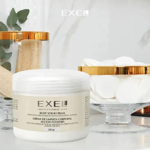 Crema Limpieza Corporal Accion Pulir Exel Grano Grueso 500ml