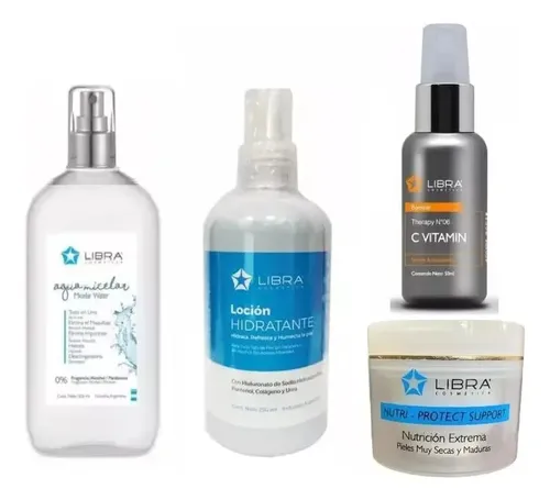 Kit Skincare Rutina Piel Seca Micelar Vitami Nutrición Libra