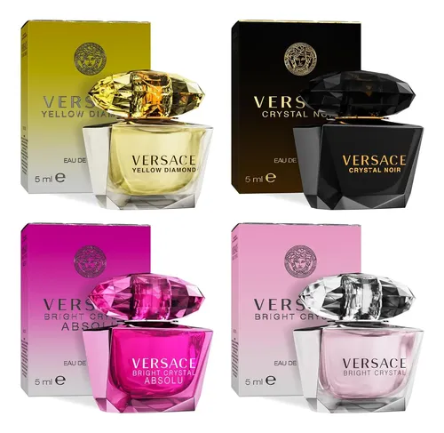 Set De Perfumes Versace Para Mujer 4 Mini Fragancias 20g