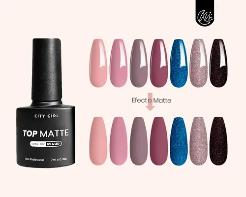Kit Uñas Esculpidas Esmaltado Semipermanente Insumos City