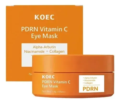 Parches Para Ojos Pdrn Vitamina C Niacinamida 60unid Koec Todo Tipo De Piel Noche