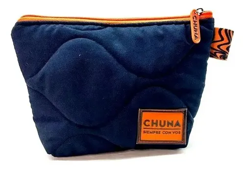 Necessaire Chuna Tina Ondas Azul Portacosmeticos Maquillaje