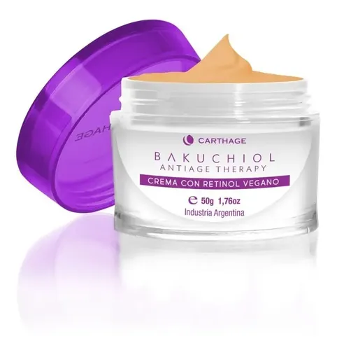 Crema Antiage Therapy Con Retinol Vegano Carthage X50g Momento de aplicación Noche Tipo de piel Todo tipo de piel