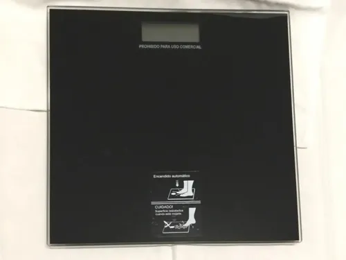 Balanza Personal Digital Electronica Baño Ultra Slim Color Negro