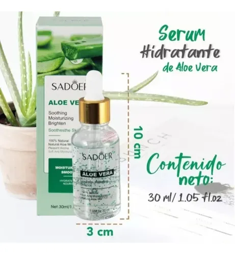 Sérum Aloe Vera Hidratante Nutritivo Noche 30ml Sadoer Piel Mixta