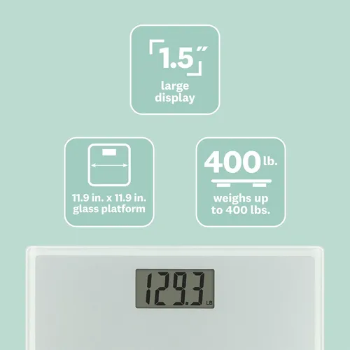 Báscula De Baño Digital Conair Weight Watchers Glass