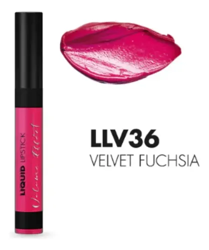 Idraet Liquid Lipstick Efecto Volumen Labial Liquido Color Llv36 – Velvet Fuchsia