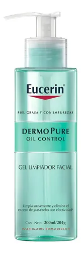 Eucerin Dermopure Oil Control Gel Limpiador Facial X200ml