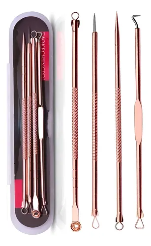 Juego De Clips Para Acné De Acero Inoxidable De 4 Piezas