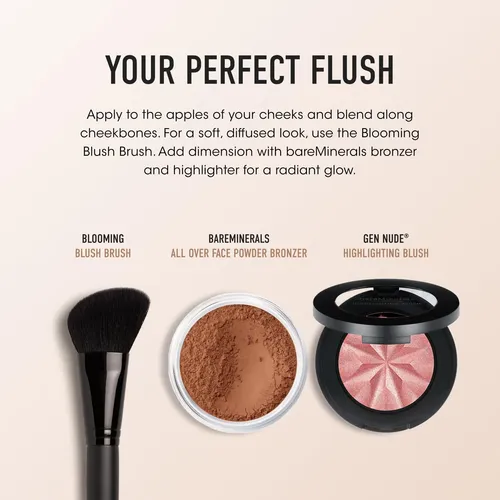 Colorete En Polvo Mineral Suelto Bareminerals, Vegano, Libre