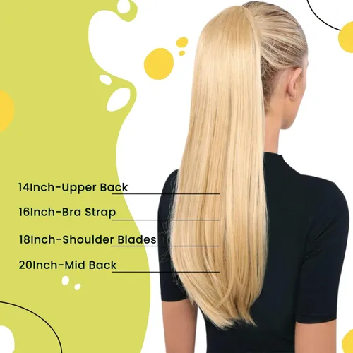 Extensión De Cola De Caballo Runature De Cabello Humano Rubi