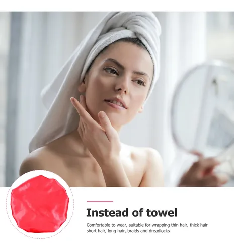 Gorro De Sueño Doble Capa Baño Ducha Elástico Cabello