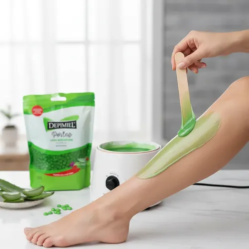Depimiel Cera Depilatoria Perlas Vegetal Aloe Vera X 800gr