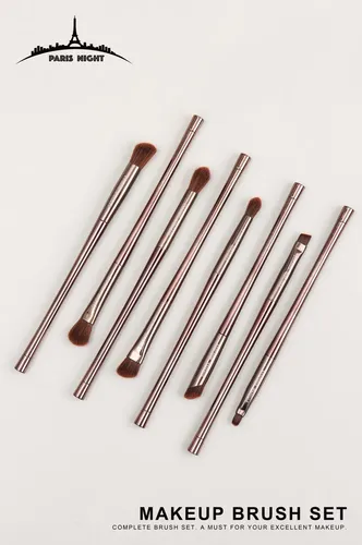 Brocha Pincel Cintura Pequeña Difuminar Sombra Paris Night Marrón