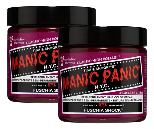 Manic Panic Classic Fucsia Shock Tinte Vegano Para Cabello 2