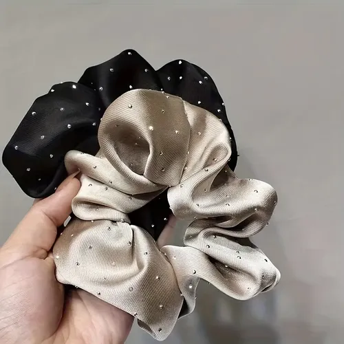 Tela Brillante, Cintas Elásticas Para El Cabello, Elegantes  3 Piece Suit
