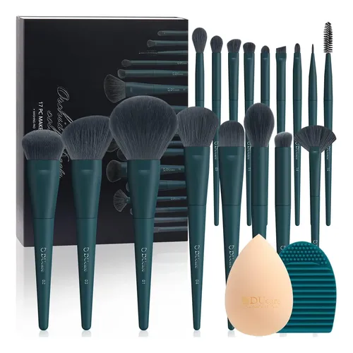 Juego De Brochas De Maquillaje Ducare De 17 Piezas Con Al… 17pcs