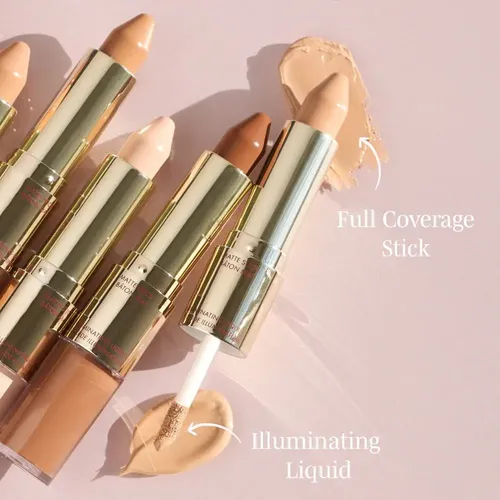 Corrector Wander Beauty Dualist, Dorado Mate E Iluminador