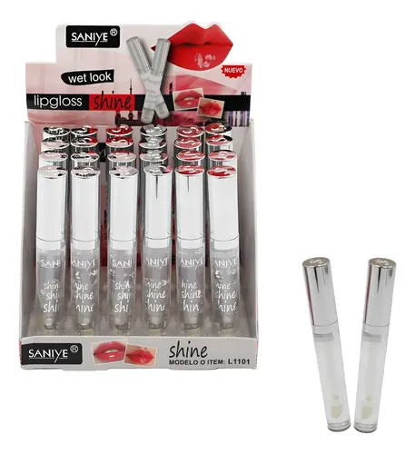 Saniye Gloss Brillo Labial Shine Transparente Brillante X2