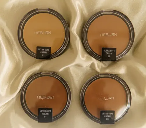 Heburn Base De Maquillaje Ultra Soft Cream Compacto Cremoso Tono 01