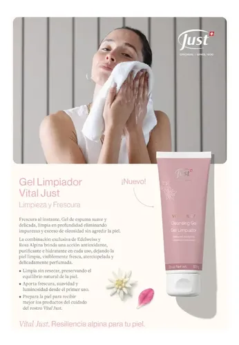 Combo Just Rostro Desmaquillante Micelar 150ml/gel Limpieza