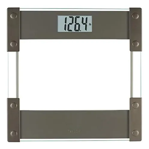 Escala De Baño Digital Taylor 181kg Vidrio Templado 31.5cm