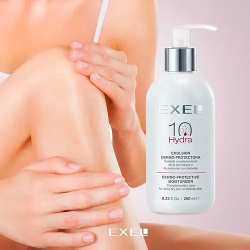 Emulsion Dermo Protectora Exel Hydra 10 Piel Reseca Diabetes