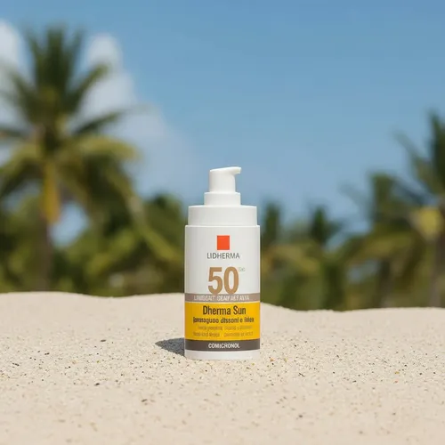 Lidherma Protector Solar Facial Con Color Dherma Sun 50fps