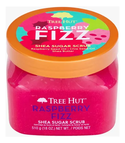 Tree Hut Exfoliante Corporal Raspberry Fizz con Azúcar de Frambuesa