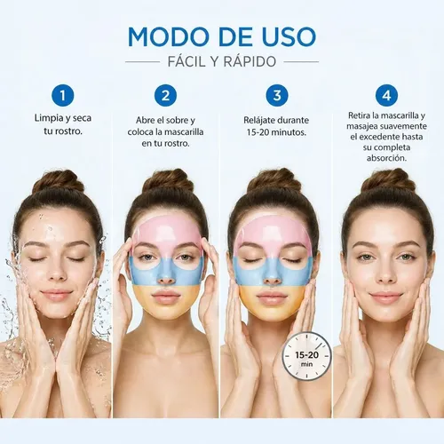 Macarilla Facial De Acido Hialuronico Y Colageno Sadoer