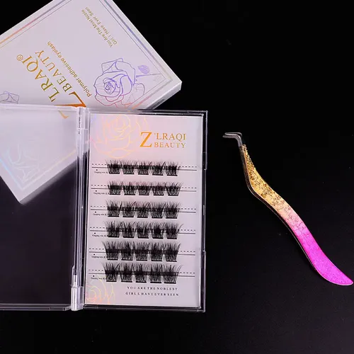 Fake Lashes Individual Beauty Cluster, Autoadhesivas, Postiz