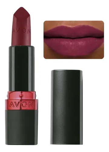 Avon Labial Lanzamiento Linea Ultra Color Ultra Matte |tati Vino Bordó