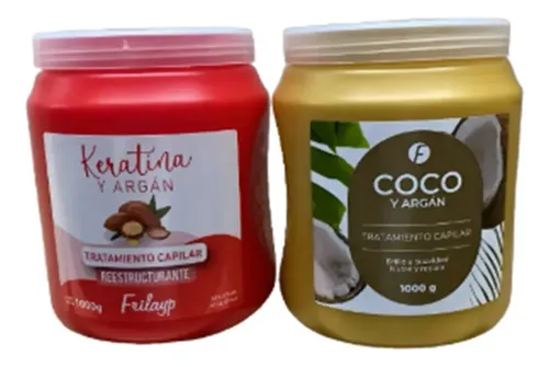 Frilayp Baño De Crema 1kg – Keratina & Argan + Coco