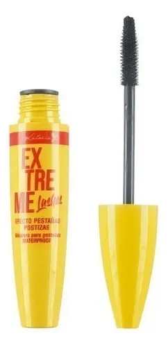 Mascara Para Pestañas Extreme Lashes Waterproof Color Negro