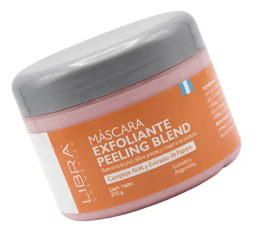 Mascara Facial Exfoliante Peeling Blend Papaya 250g Libra