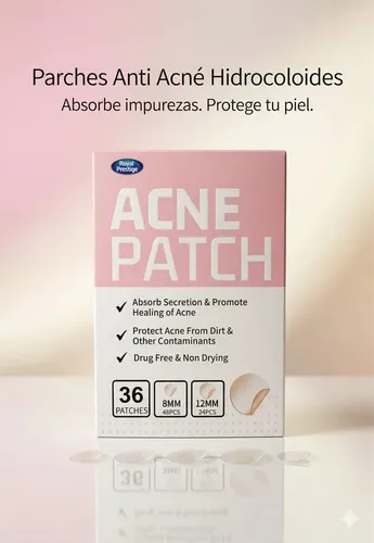 36 Parches Anti Acne Patch Granos Puntos Negros Dia Y Noche Todo Tipo De Piel
