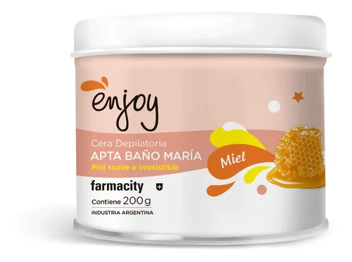 Cera Depilatoria Enjoy Miel Piel Suave X 200 G