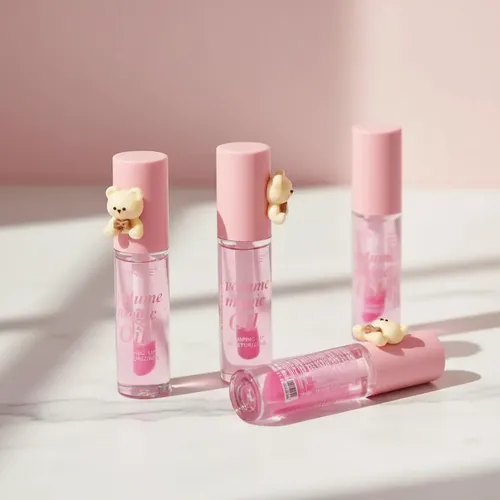 Brillo Labial Saniye Osito Kawaii Voluminizador Hidratante