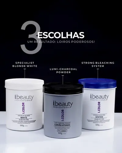 Decolorante 9 Tonos Carbón Activado I Color I Beauty X 500gr