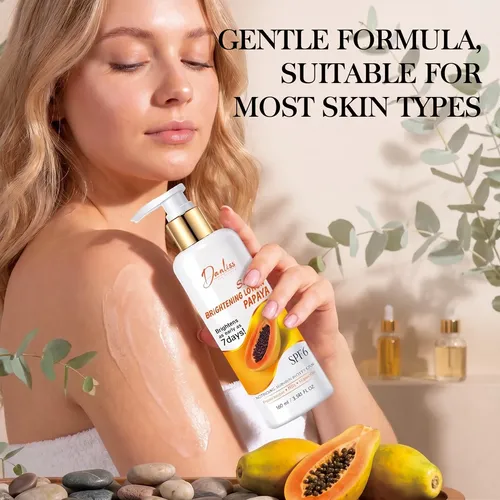 Loción Iluminadora Corporal Con Papaya Spf6 100ml