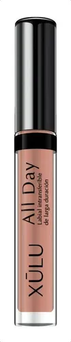 Labial Líquido Mate Nude Larga Duración Xúlu Cosméticos All Day