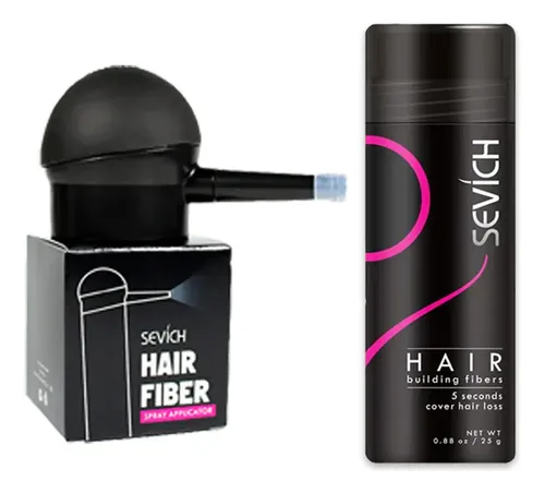 Fibras Capilares Sevich 25gr + Aplicador Color Medium Brown