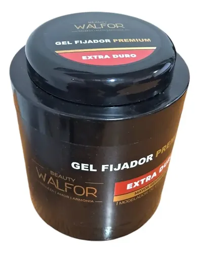 Gel Fijador Premium Beauty Walfor Extra Duro Resistencia900g