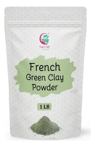 Polvo De Arcilla Verde Francesa 1 Lb