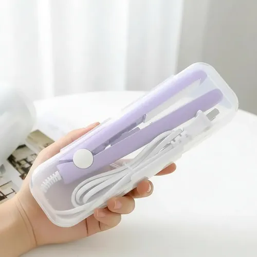 Mini Planchita De Pelo Cabello Viaje Portátil Flequillo