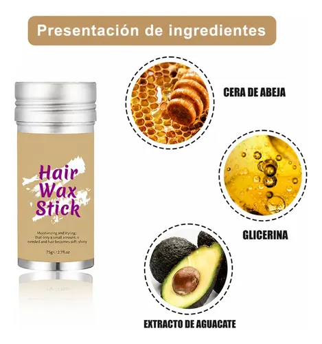 Serum Capilar + Cera Barra 75g X2 Uso Diario Acabado Pro