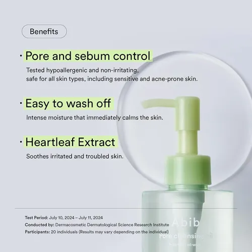 Aceite Limpiador Facial Abib Pore 200ml