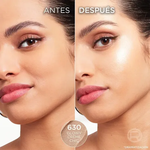 Iluminador Le Glass Highlighter Stick 630 Glowy Creme Chic L´oréal Paris