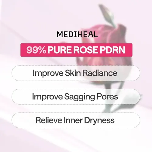 Mascarilla Facial Coreana Mediheal Rose Pdrn